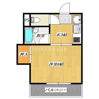 プラムハイライズII【3階】の間取り