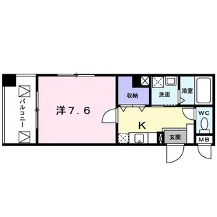 フォルシュライツ【7階】の間取り