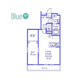 ヒルトップ都筑【2階】の間取り