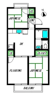 神奈川県小田原市蓮正寺【アパート】の間取り