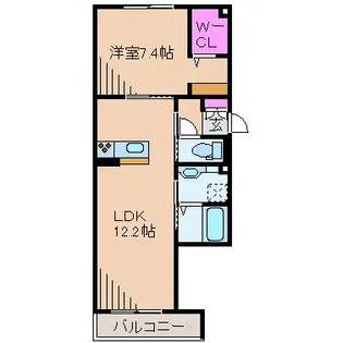 グランド ステラ【1階】の間取り