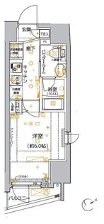 クレイシア品川東大井【11階】の間取り