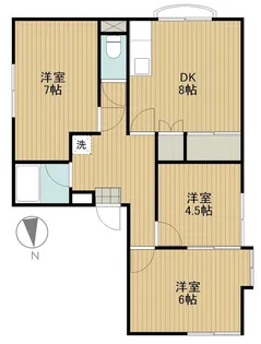 グレースコート早宮【2階】の間取り