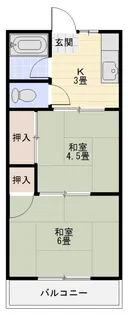 大井ハイム【2階】の間取り