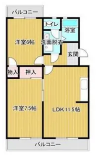 レジデンス曳馬【3階】の間取り