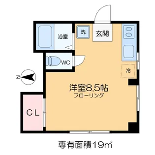 石田コーポ【3階】の間取り
