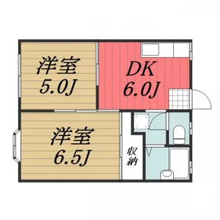 千葉県成田市本城【アパート】の間取り