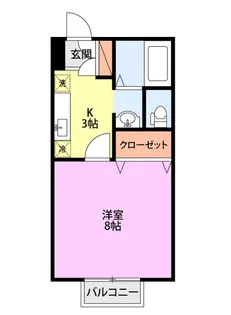 ブルーセイル【2階】の間取り