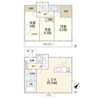 東京都調布市深大寺東町1【一戸建】の間取り