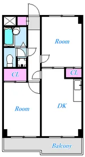 東京都青梅市東青梅3【マンション】の間取り