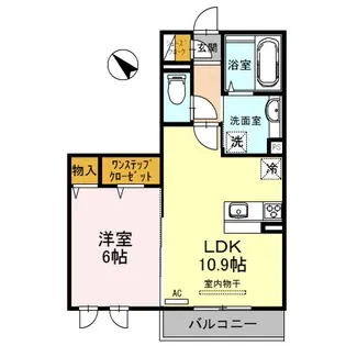 レミエトワール【3階】の間取り