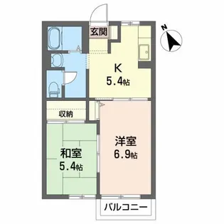 グラン・サラナ B【1階】の間取り