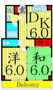 オリンピア保塚【3階】の間取り
