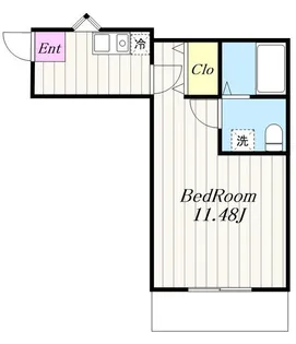 カインドネス関口【01】【3階】の間取り