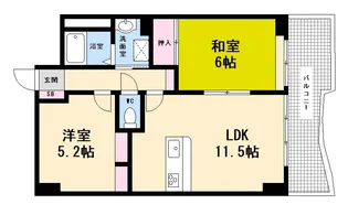 エールアヴェニュー【9階】の間取り