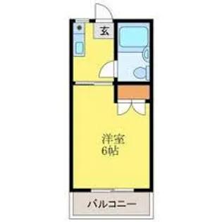 レジデンス城山【2階】の間取り
