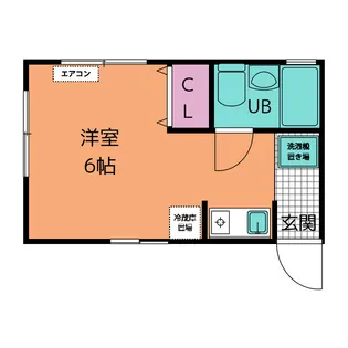 佐々木コーポ【1階】の間取り