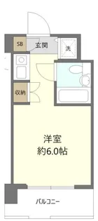 パーク・ノヴァ横浜坂東橋弐番館【7階】の間取り