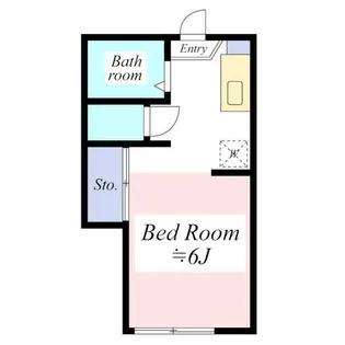 東京都文京区白山4【アパート】の間取り