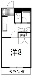 ハイコンスビル4【3階】の間取り