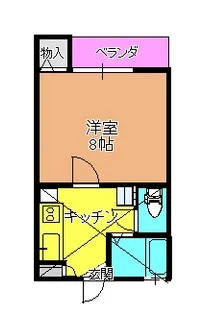 JJハイツ【1階】の間取り