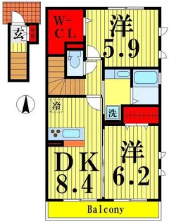 ferio【2階】の間取り