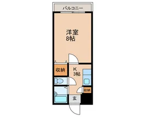 コーポレートロード21 小松原【5階】の間取り