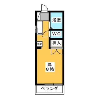フリーライフふじなみ【1階】の間取り