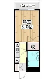 西谷五番館【3階】の間取り
