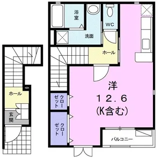 神奈川県秦野市南矢名1【アパート】の間取り