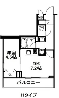 N’sアパートメント【5階】の間取り