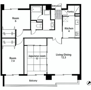 RUSSE田端不動坂【3階】の間取り