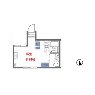 東京都大田区蒲田1【マンション】の間取り
