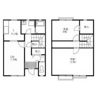 レジェンツ(メゾネット)【1階】の間取り