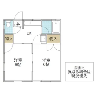 Y&M吉沢 A棟【2階】の間取り