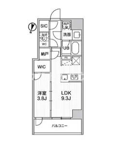 シーズンフラッツ新大塚【2階】の間取り