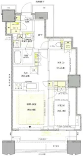 富久クロスコンフォートタワー【41階】の間取り