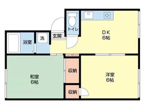 サンシャイン保戸野【1階】の間取り