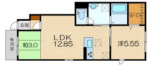 サンビックだいじゅ【1階】の間取り