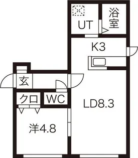 CUBE 16【4階】の間取り