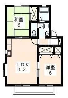 ヴィラ・サザンクロス【2階】の間取り