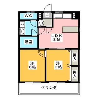 ガーデンコート新栄【4階】の間取り