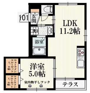 kafuu【1階】の間取り