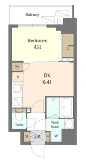 S-RESIDENCE新宿早稲田avelis【11階】の間取り