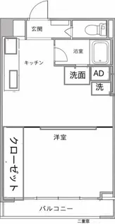 五反野ダイヤモンドマンション【9階】の間取り
