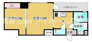 プロスぺリタ野江【7階】の間取り