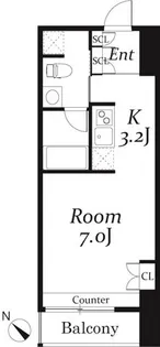 リブシス浦和【6階】の間取り