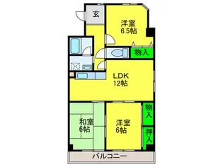 プレアデス【2階】の間取り