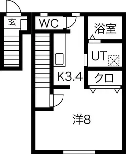 メゾン・ド・アベニール【2階】の間取り