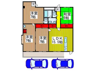 第2藤ハイツ【1階】の間取り
